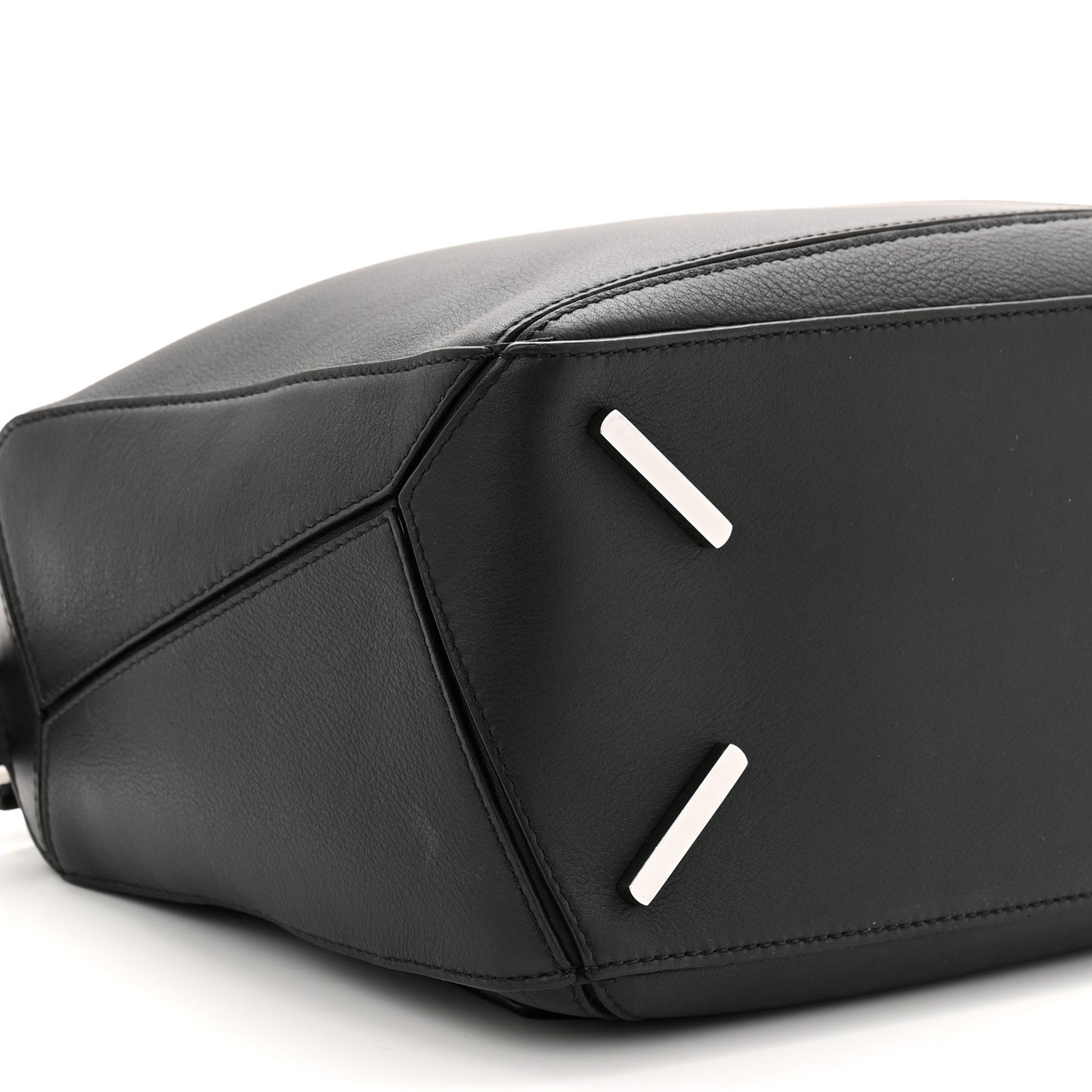 Calfskin Medium Puzzle Bag Black