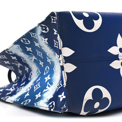 Louis Vuitton Monogram Escale Onthego GM Blue 10 of 11