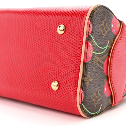 Louis Vuitton Lizard Monogram Cerises Neo Deauville 9 of 10