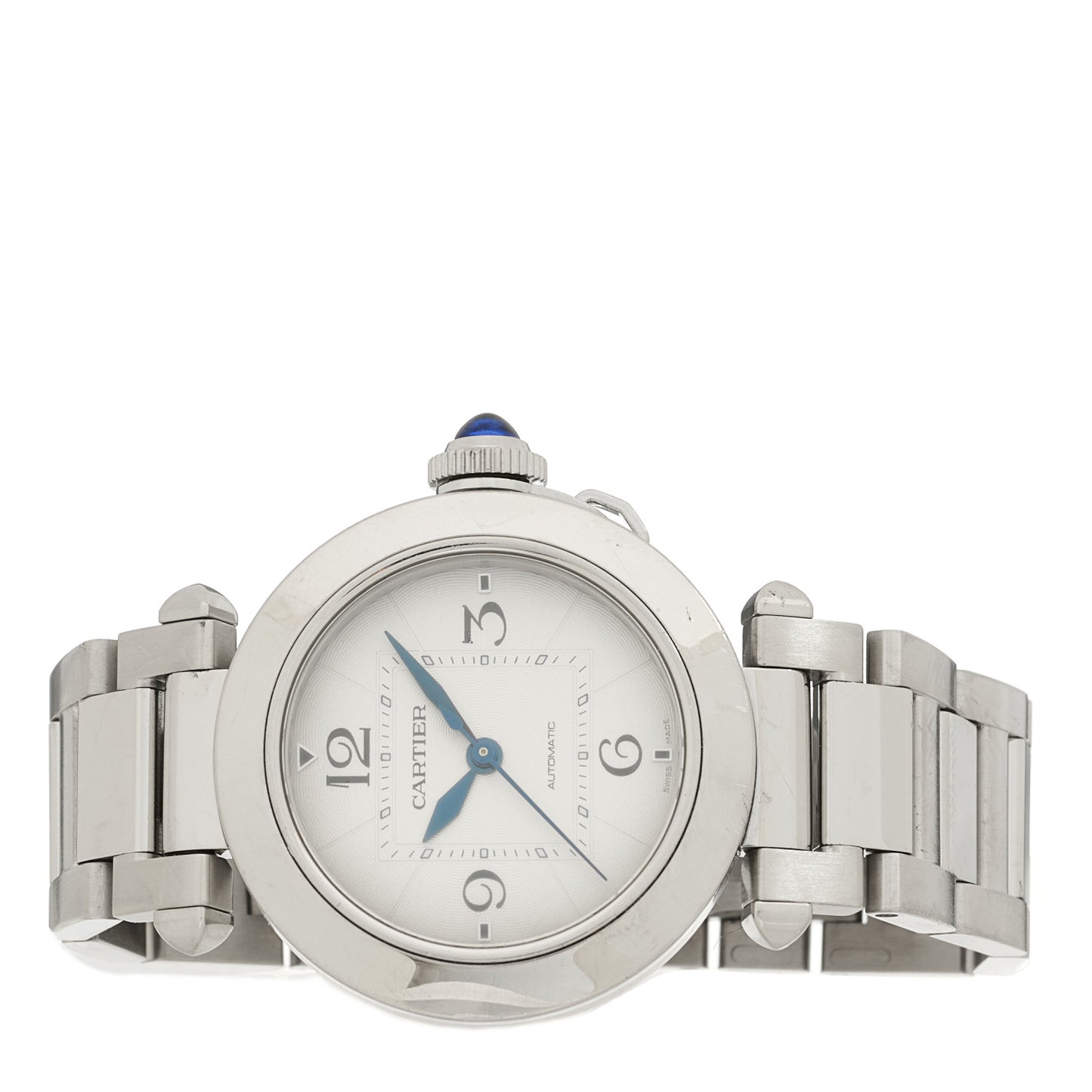 Stainless Steel 35mm Pasha C Automatic Watch Silver