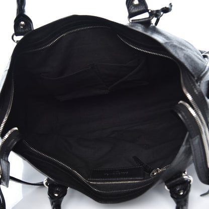 Balenciaga Chevre Silver Metallic Edge Hardware City Black 6 of 9