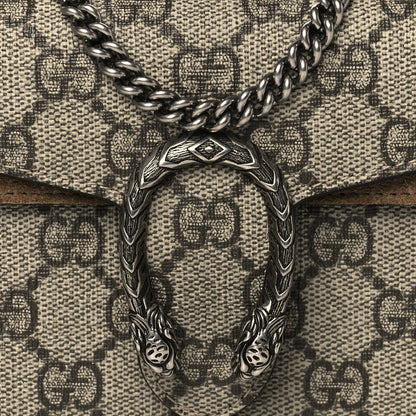 Gucci GG Supreme Monogram Super Mini Dionysus Shoulder Bag Taupe 6 of 8