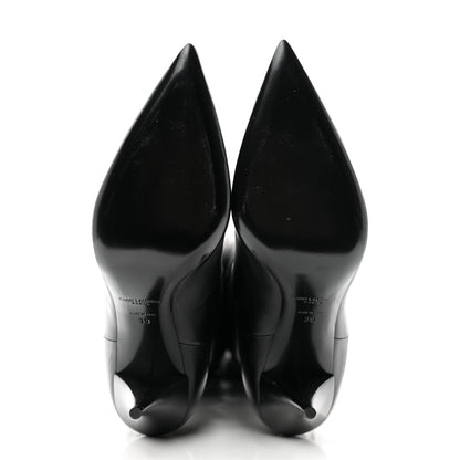 Saint Laurent Calfskin Kiki Over The Knee Boots 39 Black 5 of 7