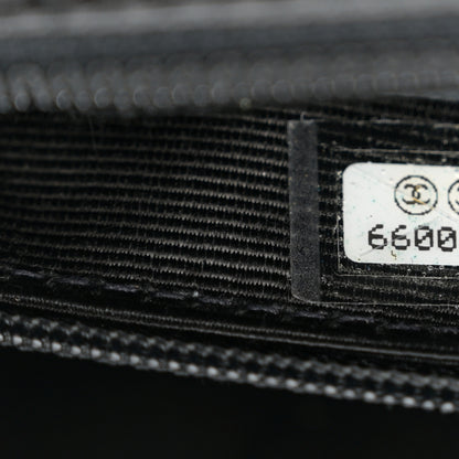 Chanel Lambskin Bekko Resin Medium Single Flap Black 8 of 12