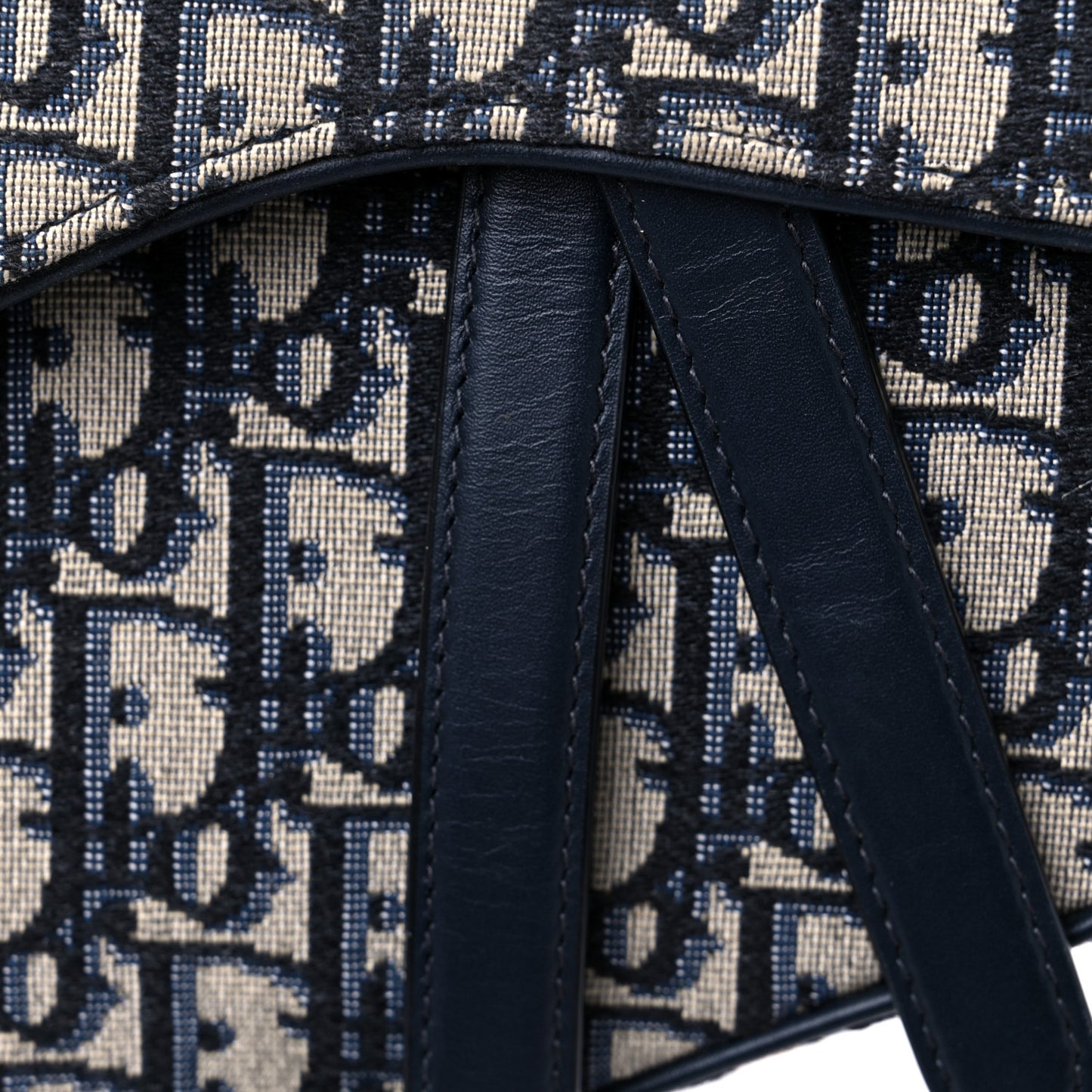 Oblique Saddle Bag Blue