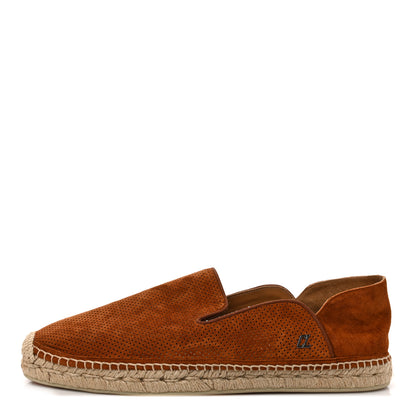 Christian Louboutin Veau Velours Mens Espadon Flat Espadrilles 45 Toscan 1 of 8