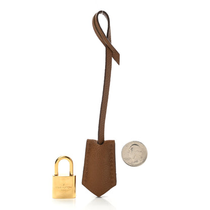 Louis Vuitton Calfskin Clochette Key Bell Holder Dark Brown 2 of 8