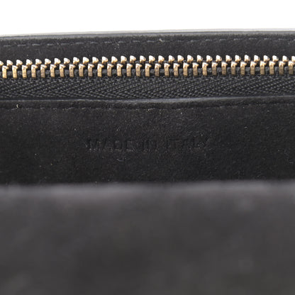 Christian Dior Grained Calfskin Saddle Belt Clutch Black 8 of 11