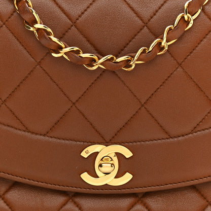 Chanel Lambskin Quilted Small Single Flap Brown 8 of 13