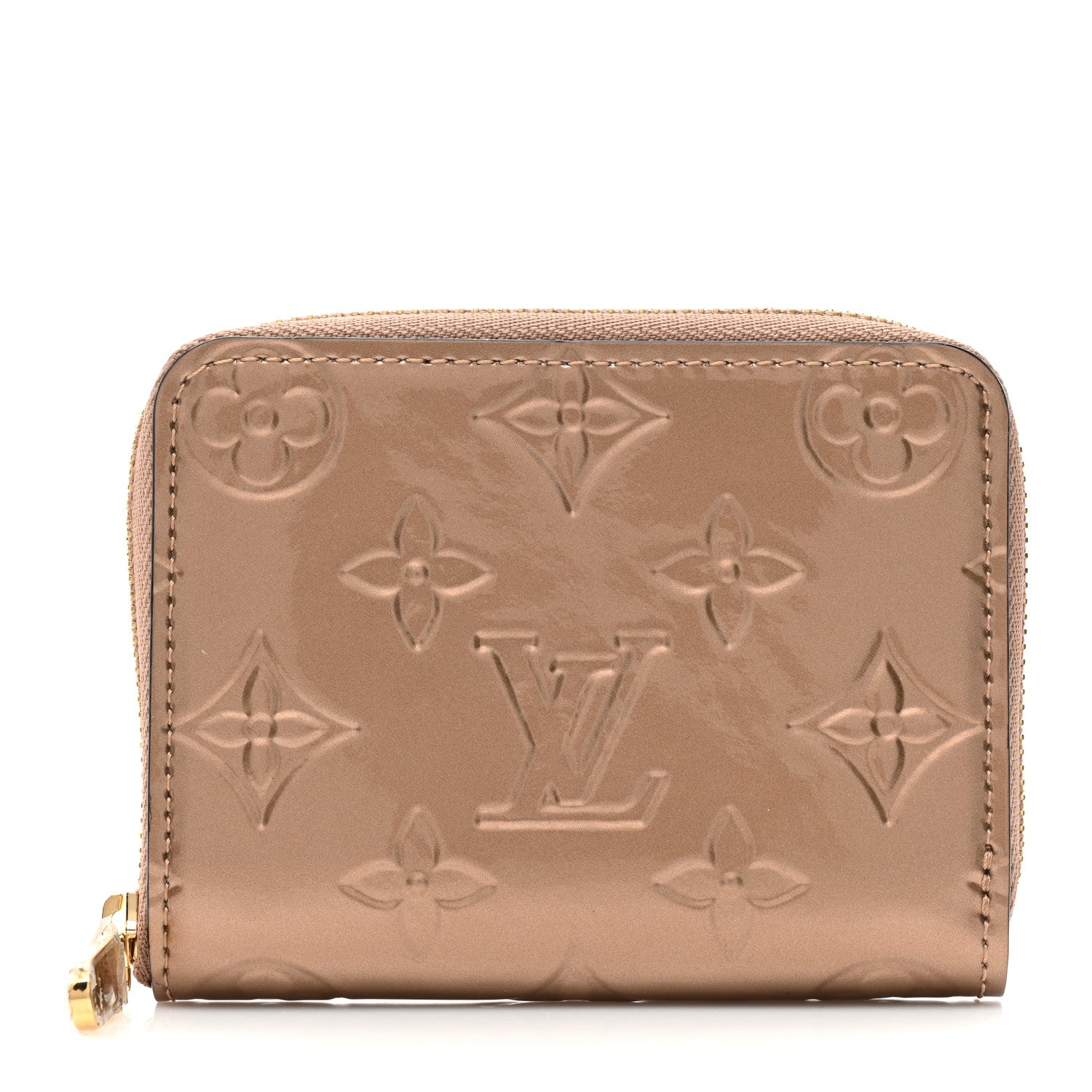 Louis Vuitton Vernis Zippy Coin Purse Rose Velours 1 of 9