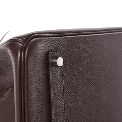 Hermes Epsom Birkin 35 Chocolate 37 of 38