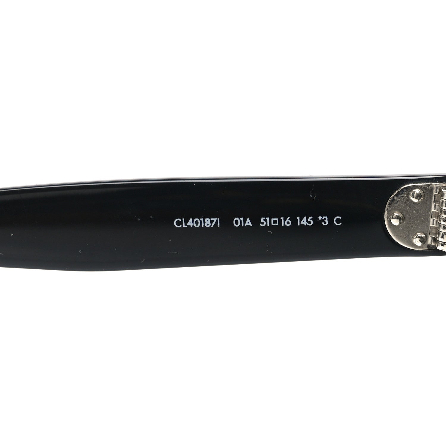 Celine Acetate Cat Eye Sunglasses CL40187I Black 6 of 7