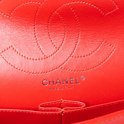 Chanel Distressed Patent Quilted 2.55 Reissue 226 Flap Red 6 of 10