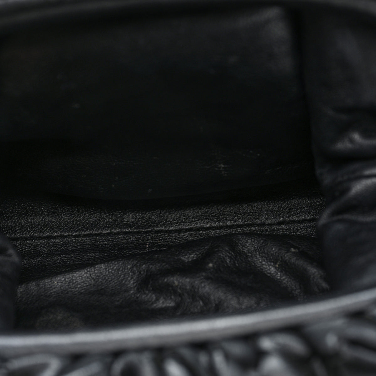 Nappa Intrecciato The Mini Pouch Black