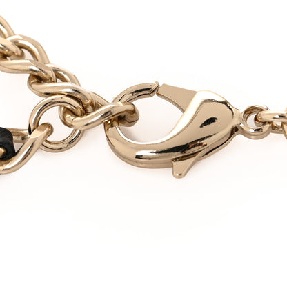 Chanel Lambskin Pearl Chain CC Fancy Belt Black Gold 3 of 4