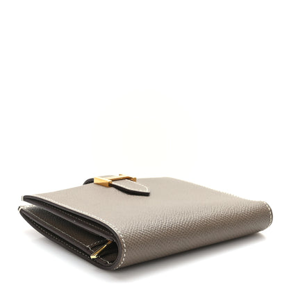 Hermes Epsom Bearn Compact Wallet Etoupe 4 of 8