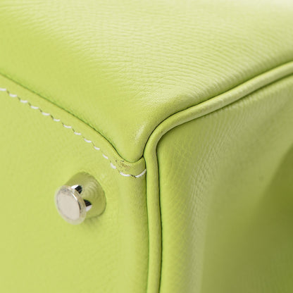 Hermes Epsom Candy Kelly Retourne 32 Kiwi Lichen 37 of 39