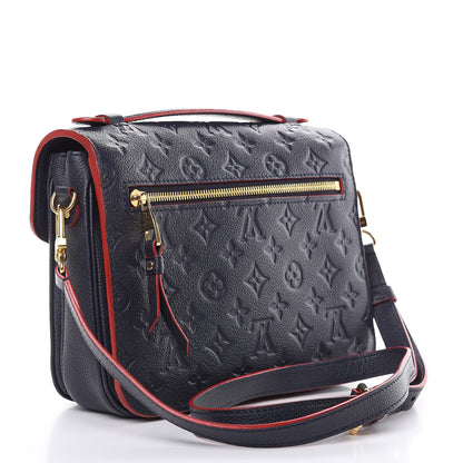 Louis Vuitton Empreinte Pochette Metis Marine Rouge 3 of 12