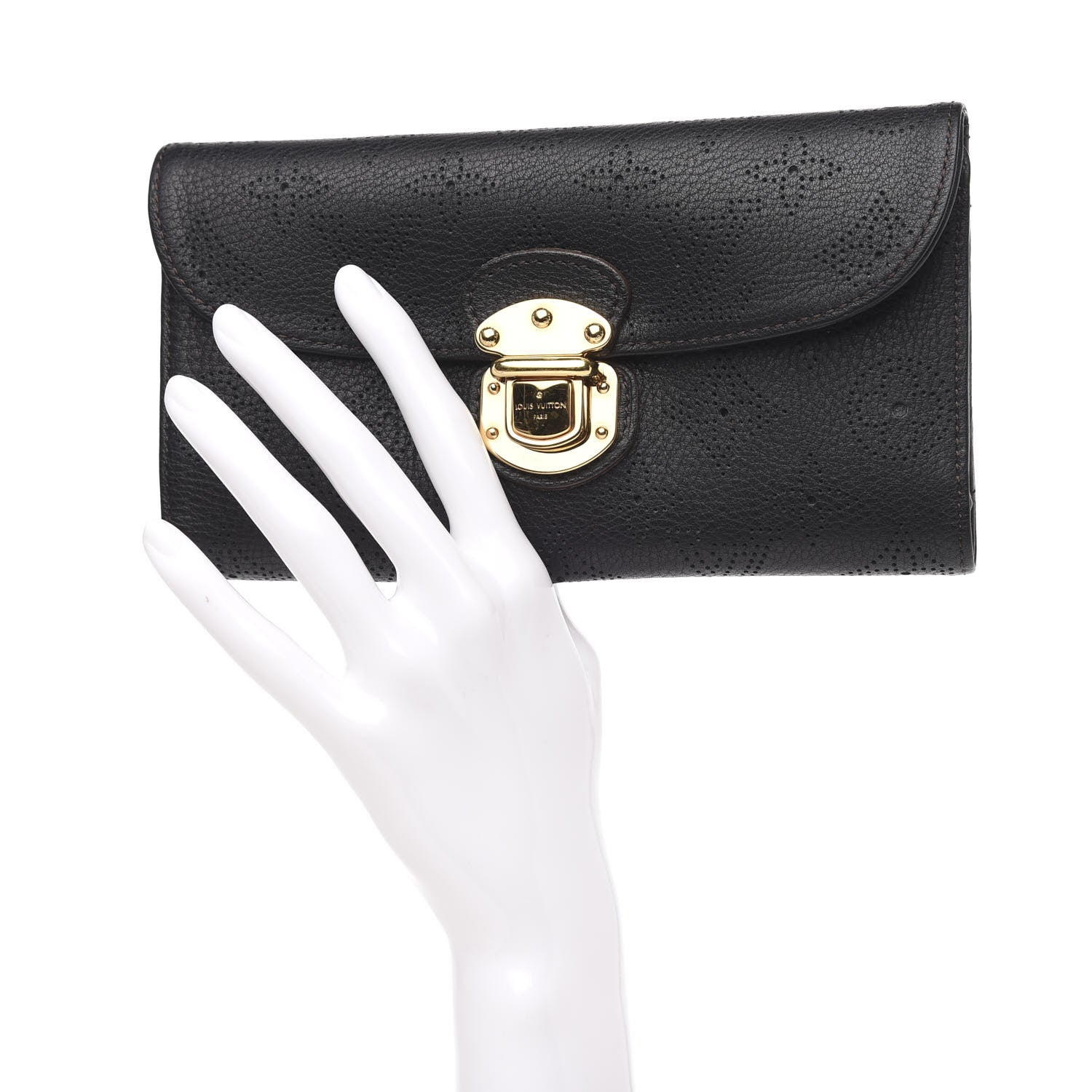 Louis Vuitton Mahina Amelia Wallet Black 2 of 9
