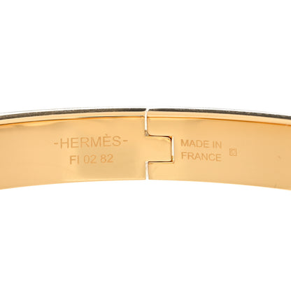 Hermes Enamel Mini Clic Chaine d'Ancre Bracelet PM Black 4 of 5