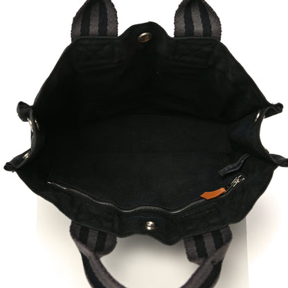 Hermes Canvas Tout Fourre PM Black 6 of 8