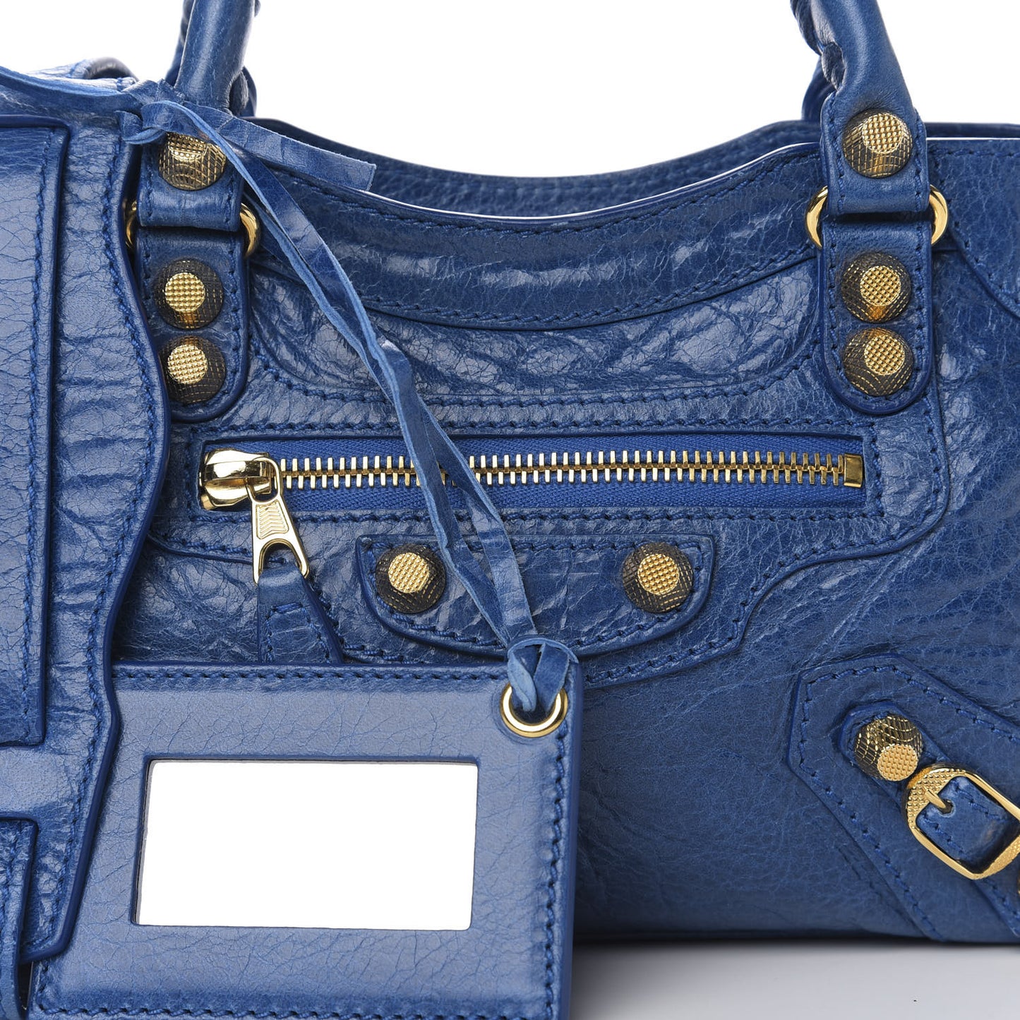 Agneau Giant 12 Gold Hardware City Bleu Lazuli