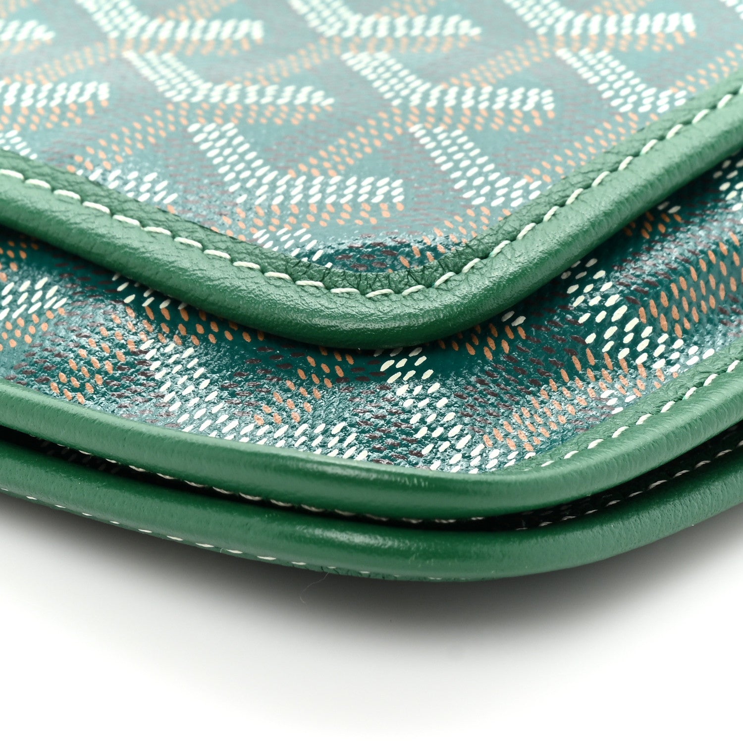 Goyard Goyardine Plumet Wallet Clutch Green 9 of 14