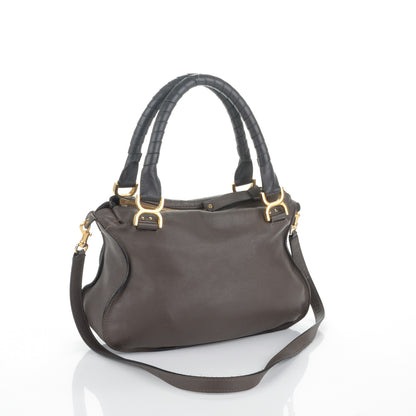 Chloe Calfskin Small Marcie Satchel Ash 3 of 9