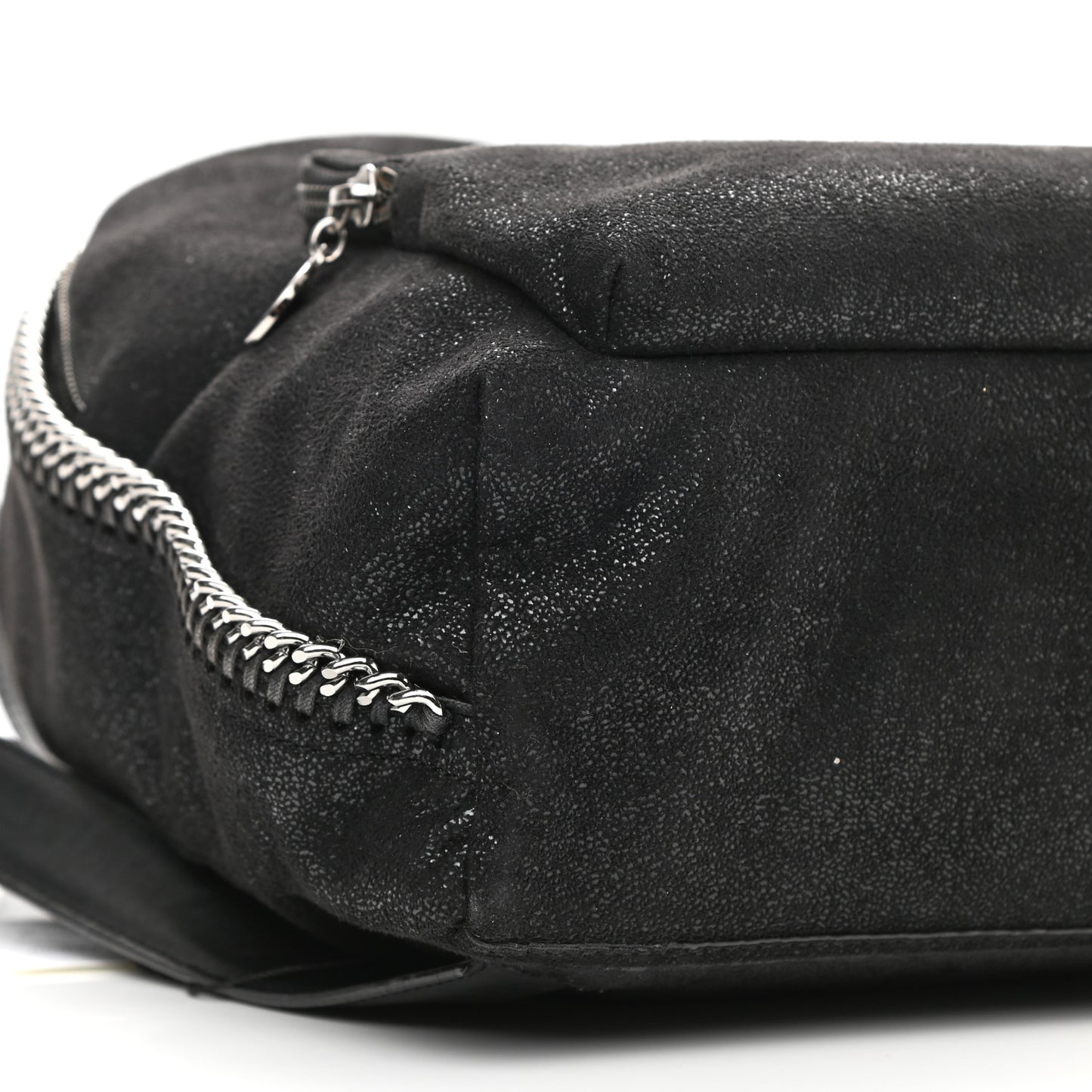 Shaggy Deer Small Falabella Backpack Black