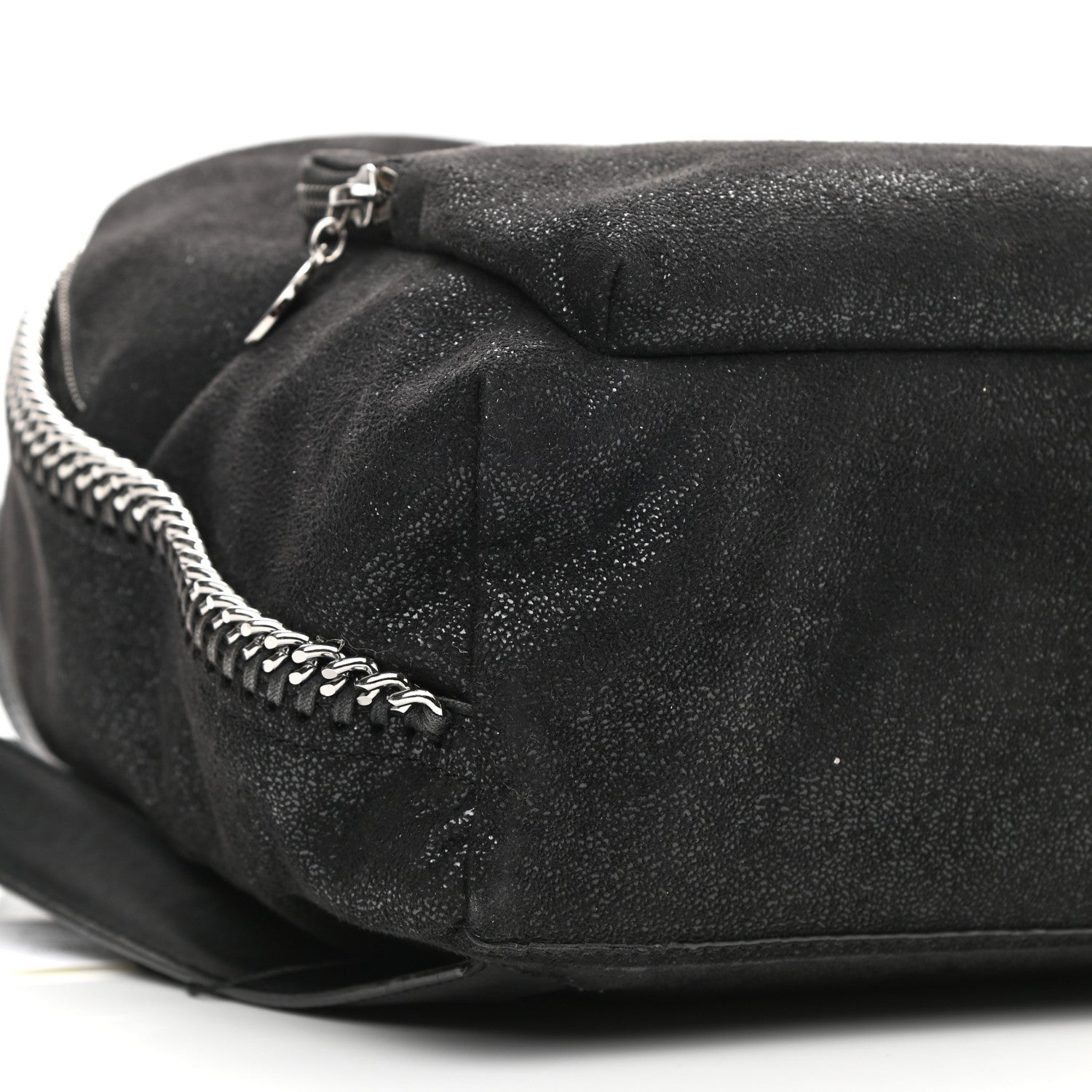Stella McCartney Shaggy Deer Small Falabella Backpack Black 9 of 16