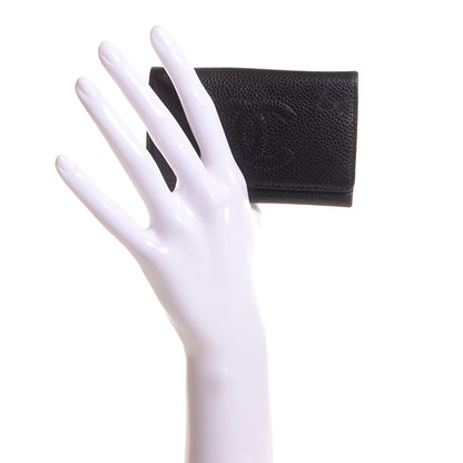 Chanel Caviar Timeless CC 6 Key Holder Case Black 2 of 9