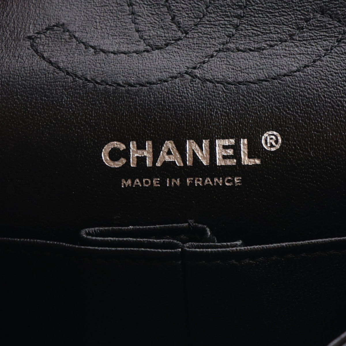 Aged Calfskin Quilted 2.55 Reissue Mini Flap Black