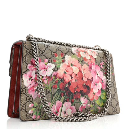 Gucci GG Supreme Monogram Blooms Small Dionysus Shoulder Bag Beige Multicolor Dry Rose 3 of 16