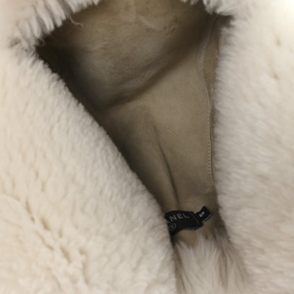 Chanel Shearling CC Trapper Hat S White 4 of 5