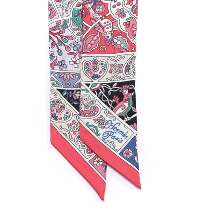Hermes Silk Au Pays Des Oiseaux Fleurs Twilly 2 of 4