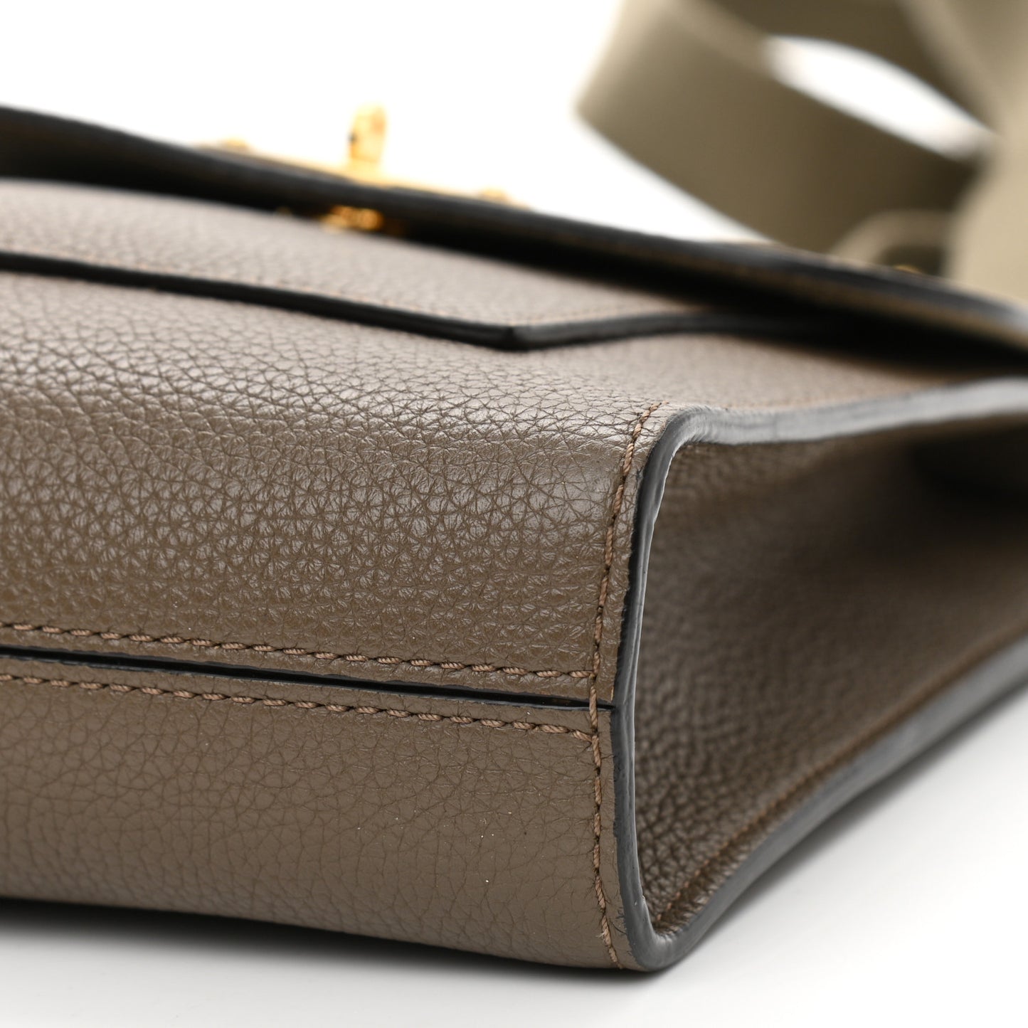 Grain Calfskin New Antony Messenger Crossbody Earth Grey