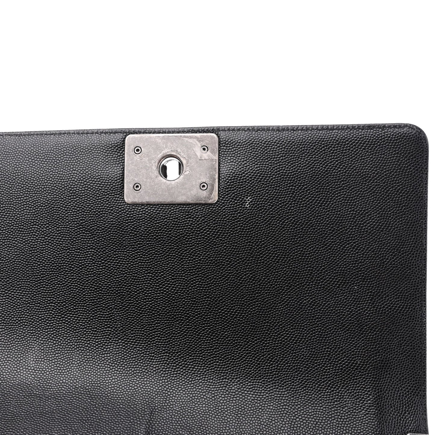 Caviar Quilted Medium Boy Flap Black