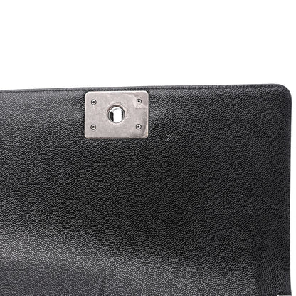 Chanel Caviar Quilted Medium Boy Flap Black 12 of 15