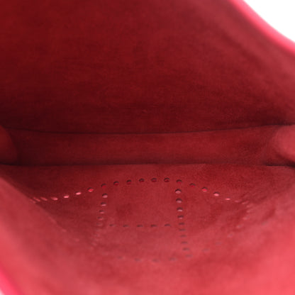 Hermes Taurillon Clemence Evelyne III PM Rose Extreme 5 of 11