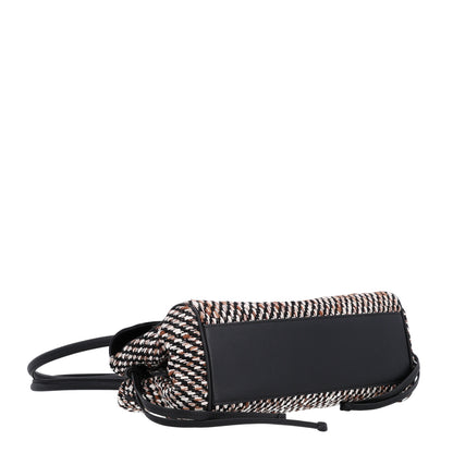 Chanel Tweed Calfskin Urban Essentials Small Shopping Bag Black Multicolor 4 of 10