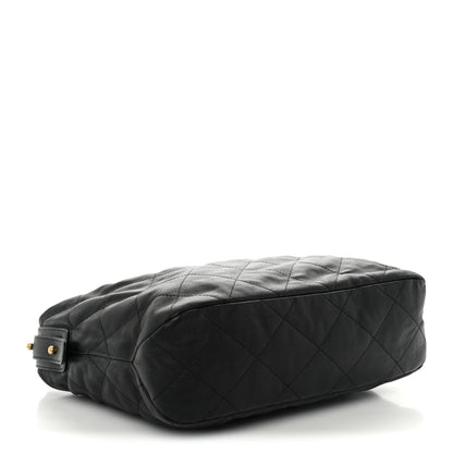 Chanel Calfskin Quilted Large Daily Hobo Black 4 of 10