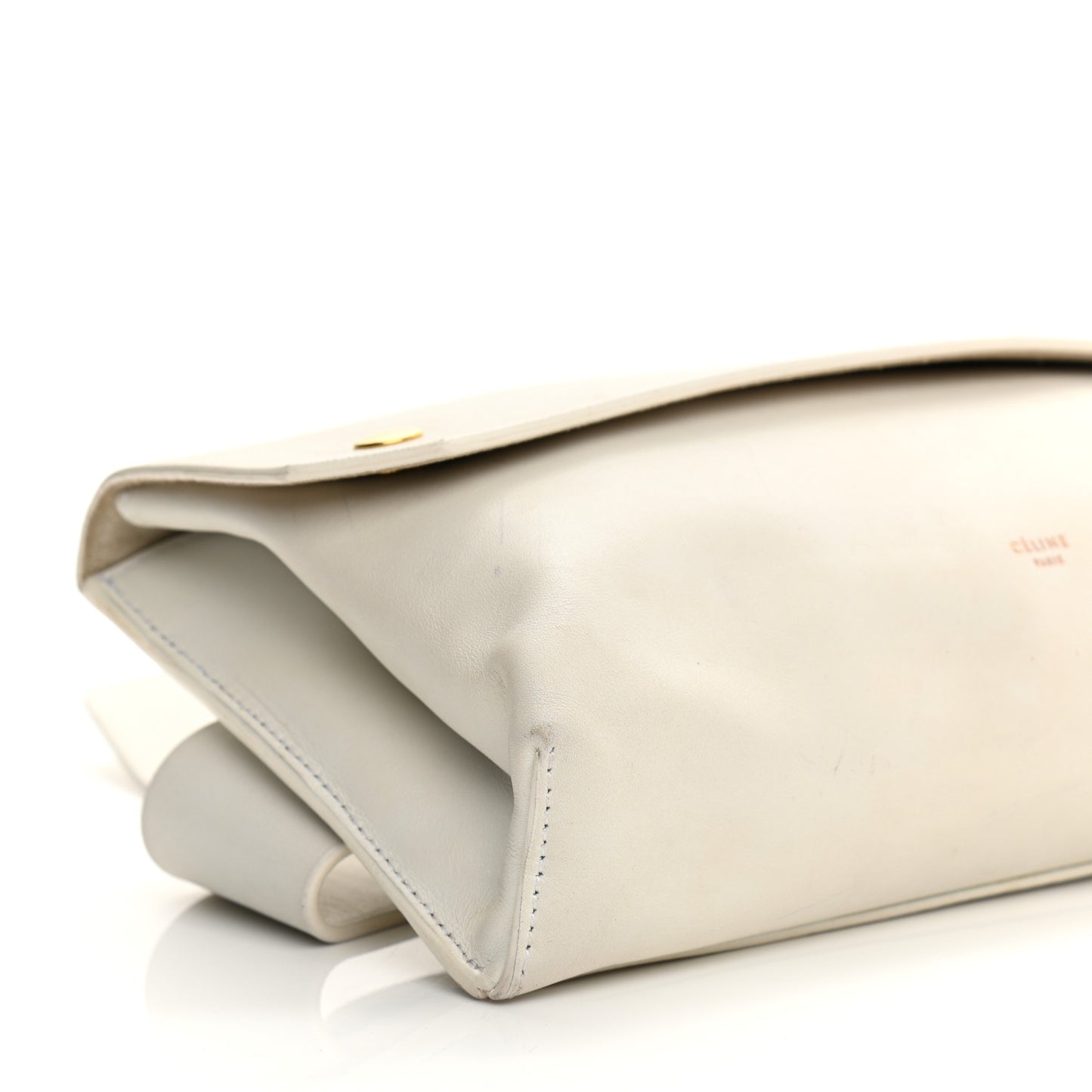 Natural Calfskin Bum Bag White