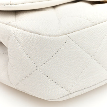 Chanel Caviar Quilted Funky Match Mini Flap White 9 of 10