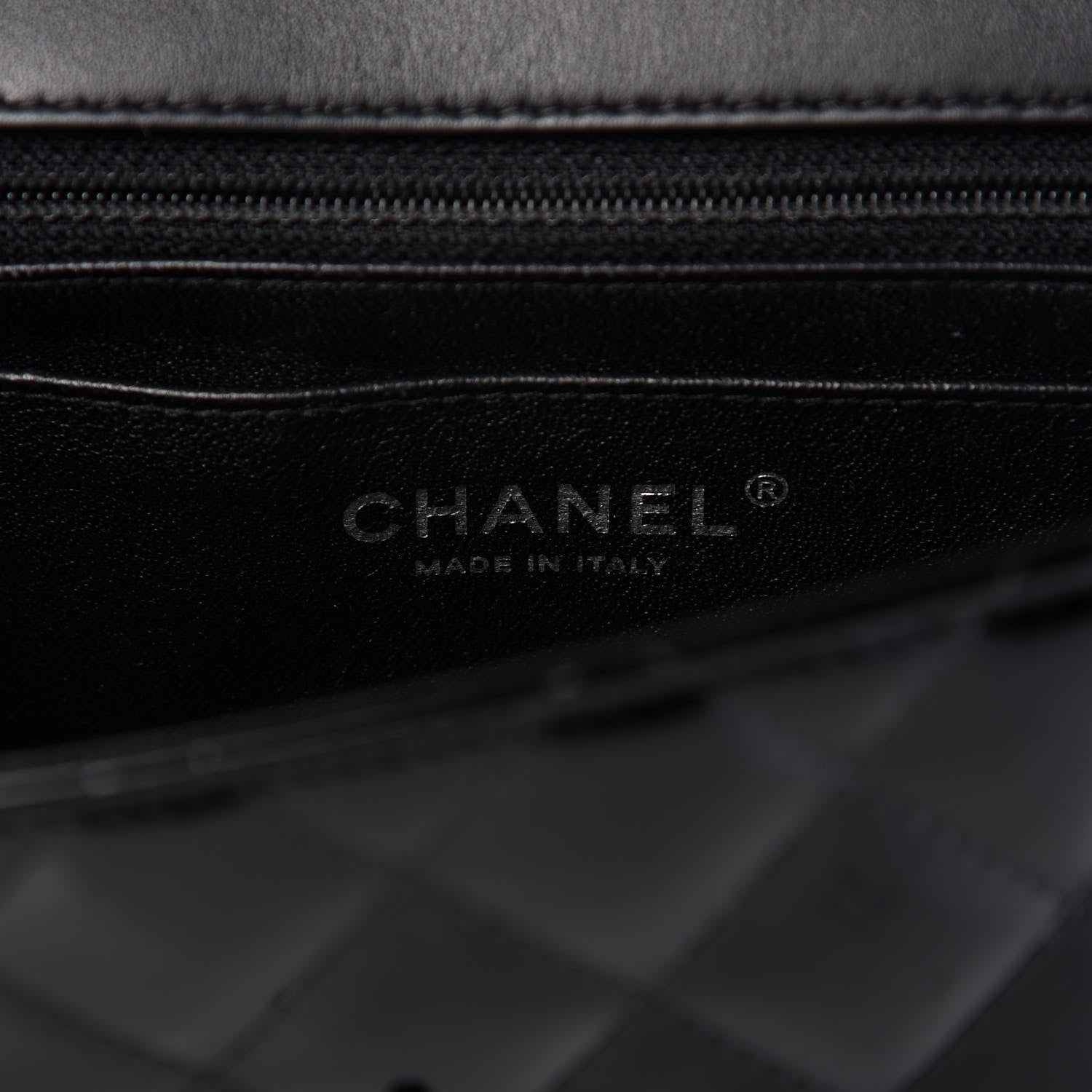 Chanel Patent Calfskin Quilted Mini Rectangular Flap Black 8 of 11