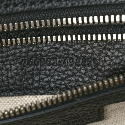 Gucci Calfskin Jumbo GG Embossed Large Backpack Black 7 of 10