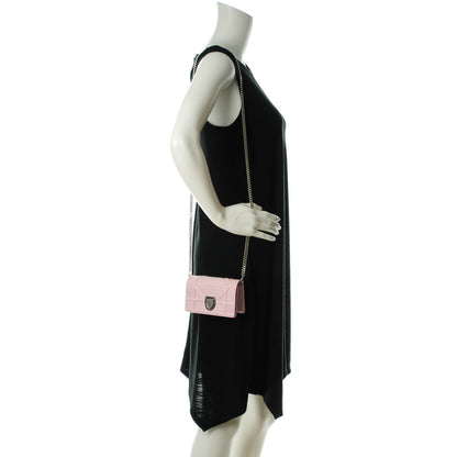 Christian Dior Patent Micro-Cannage Baby Diorama Flap Bag Pale Pink 2 of 6
