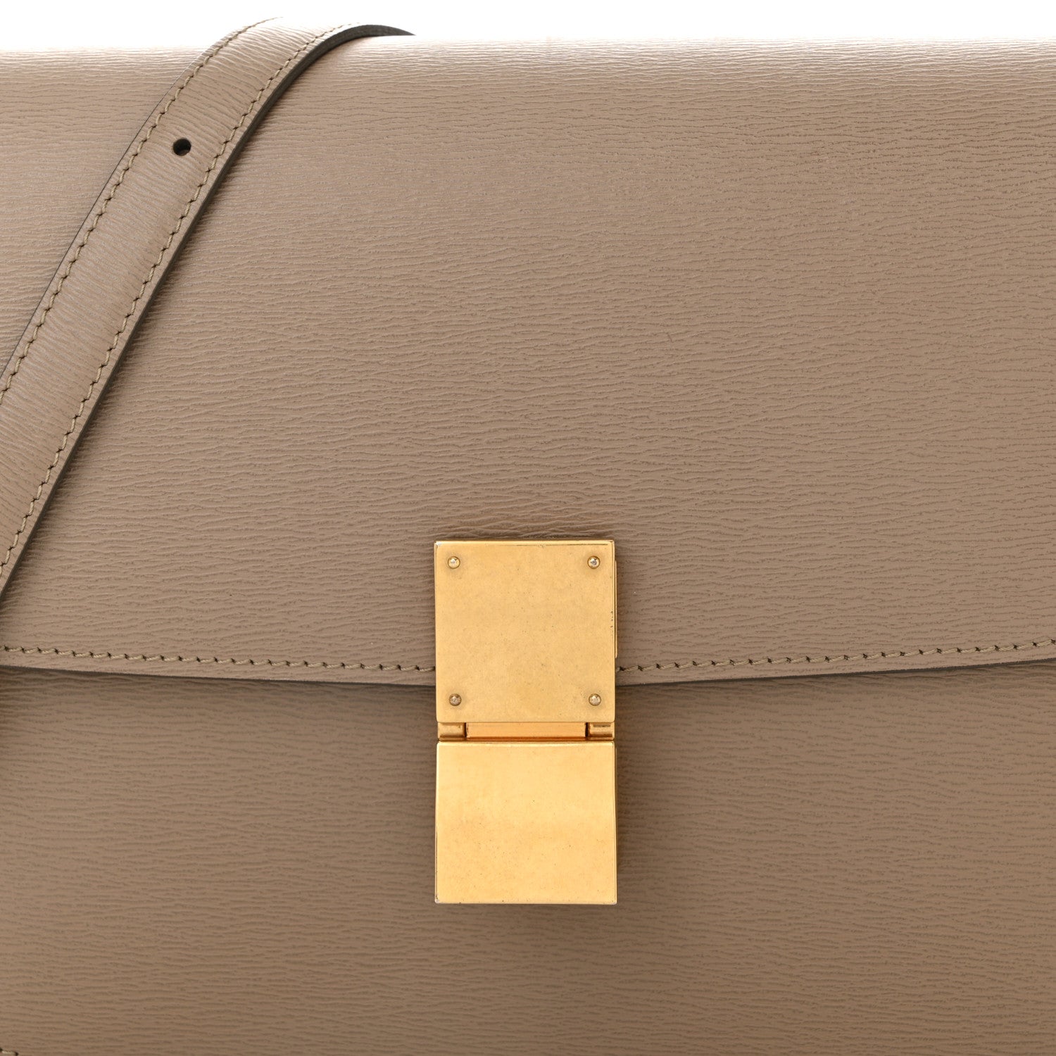 Celine Liege Calfskin Medium Classic Box Flap Bag Taupe 8 of 11
