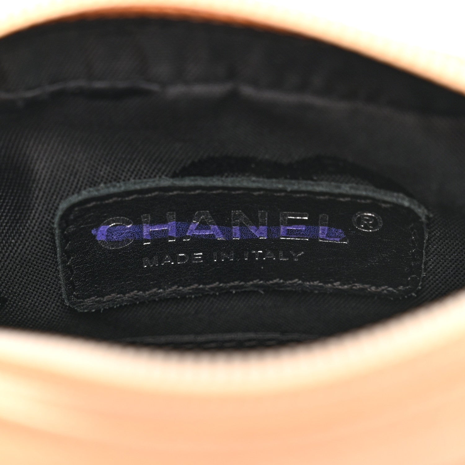 Chanel Calfskin Quilted Small Cambon Messenger Beige Black 6 of 11