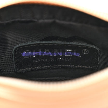 Chanel Calfskin Quilted Small Cambon Messenger Beige Black 6 of 11