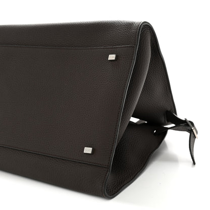 The Row Matte Grained Calfskin Soft Margaux 15 Mocha 9 of 9
